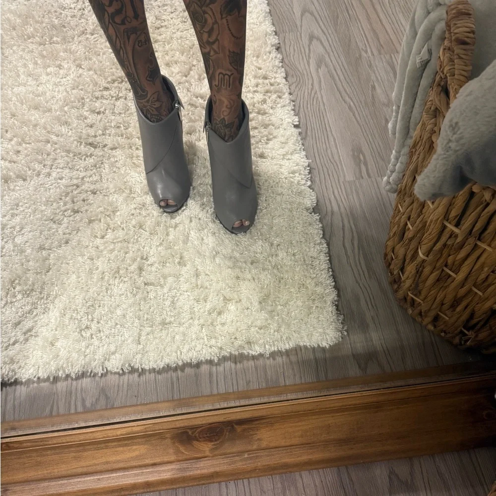 Michael Kors Sleek Gray Ankle Booties